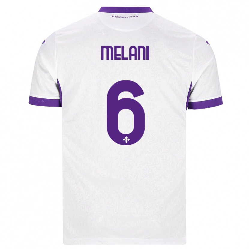 Danxen Men Federico Melani #6 White Purple Away Jersey 2026/27 T-Shirt