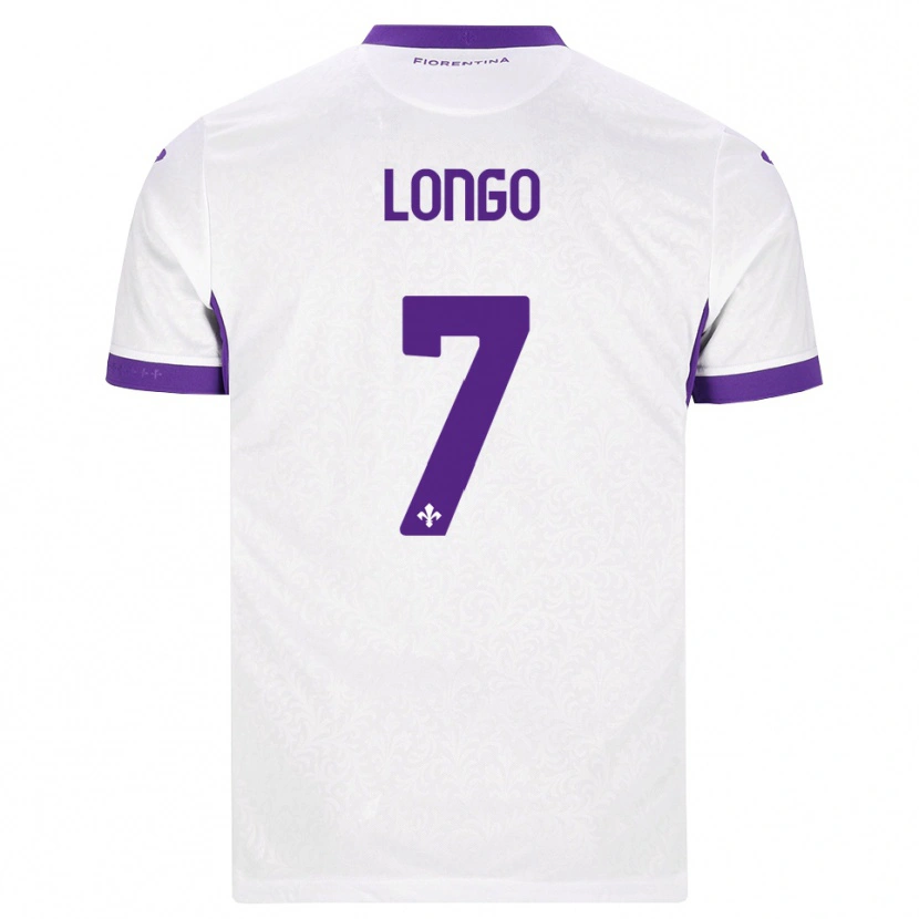 Danxen Men Miriam Longo #7 White Purple Away Jersey 2026/27 T-Shirt