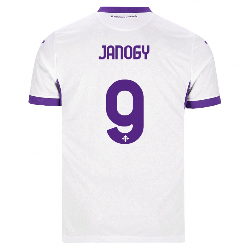 Danxen Men Madelen Janogy #9 White Purple Away Jersey 2026/27 T-Shirt