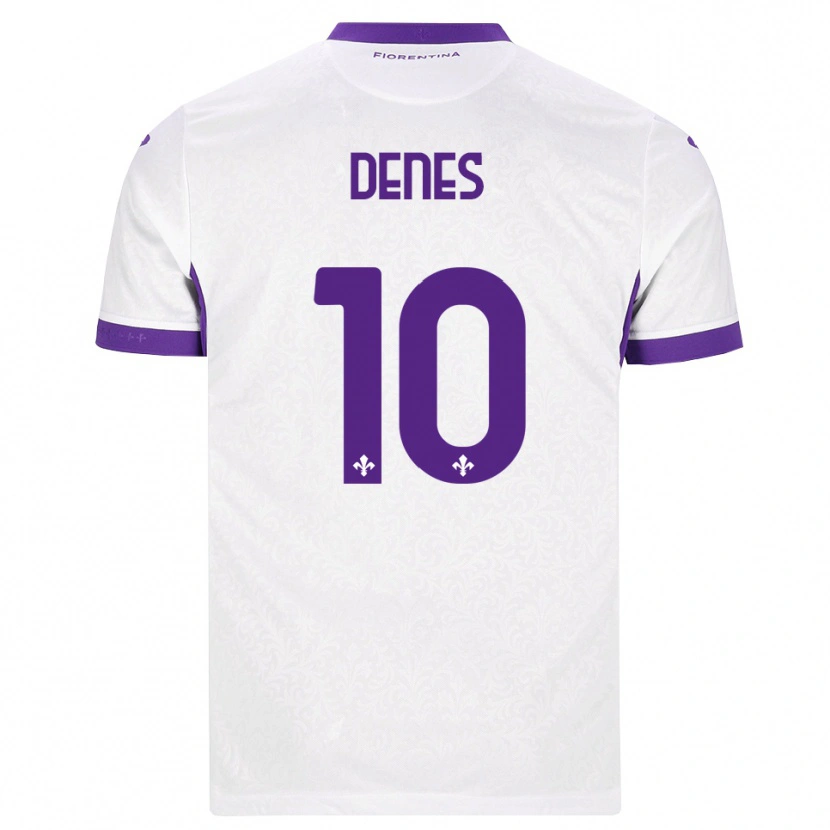 Danxen Men Adrián Dénes #10 White Purple Away Jersey 2026/27 T-Shirt