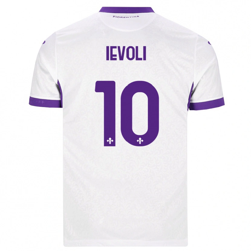 Danxen Men Mattia Ievoli #10 White Purple Away Jersey 2026/27 T-Shirt