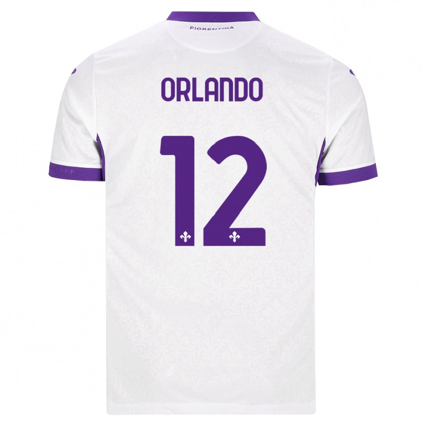 Danxen Men Giulio Orlando #12 White Purple Away Jersey 2026/27 T-Shirt