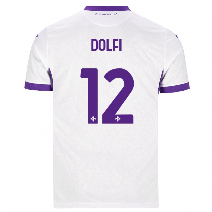 Danxen Men Brando Dolfi #12 White Purple Away Jersey 2026/27 T-Shirt