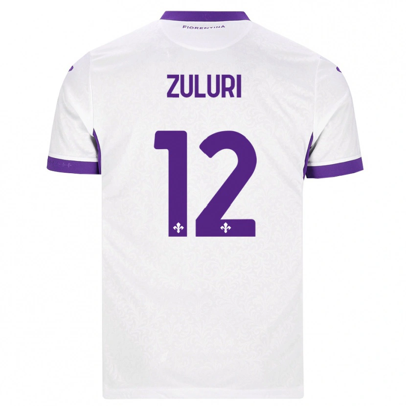 Danxen Men Athena Zuluri #12 White Purple Away Jersey 2026/27 T-Shirt