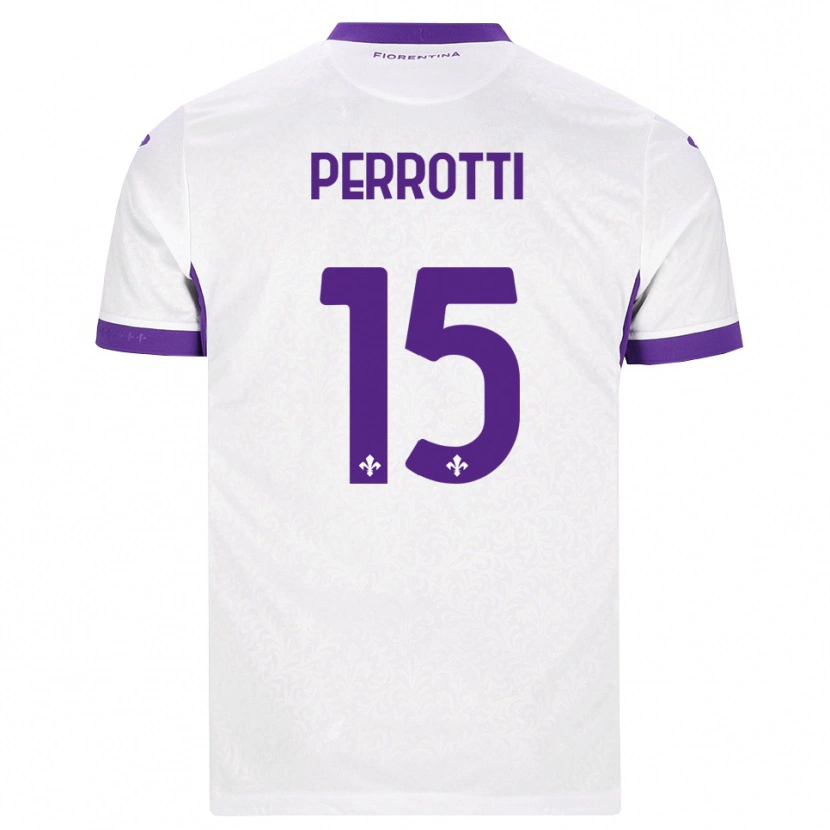 Danxen Men Alessandro Perrotti #15 White Purple Away Jersey 2026/27 T-Shirt