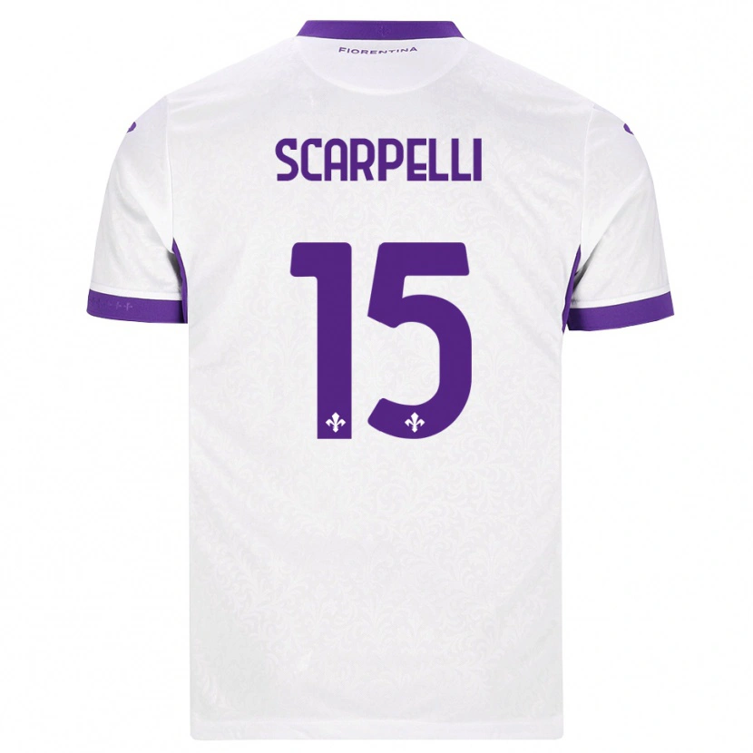 Danxen Men Diego Scarpelli #15 White Purple Away Jersey 2026/27 T-Shirt