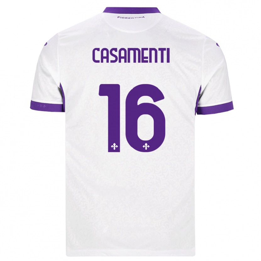 Danxen Men Mattia Casamenti #16 White Purple Away Jersey 2026/27 T-Shirt