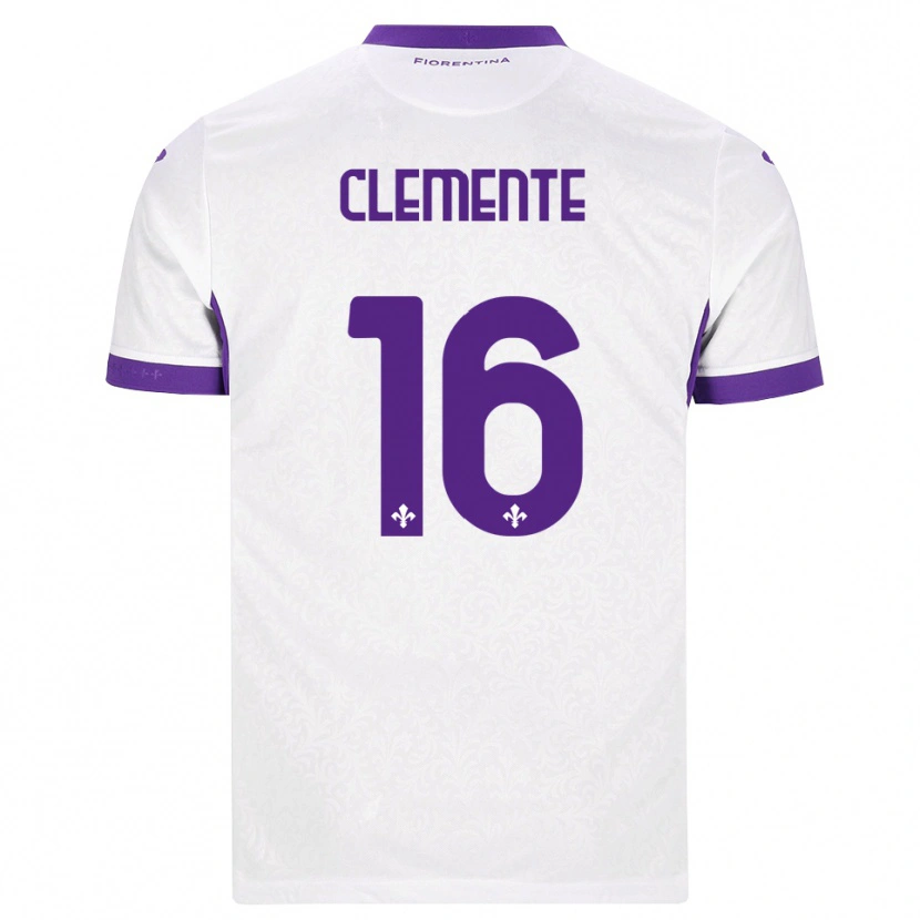 Danxen Men Raffaele Clemente #16 White Purple Away Jersey 2026/27 T-Shirt