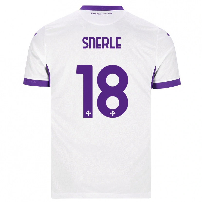 Danxen Men Emma Strøm Snerle #18 White Purple Away Jersey 2026/27 T-Shirt