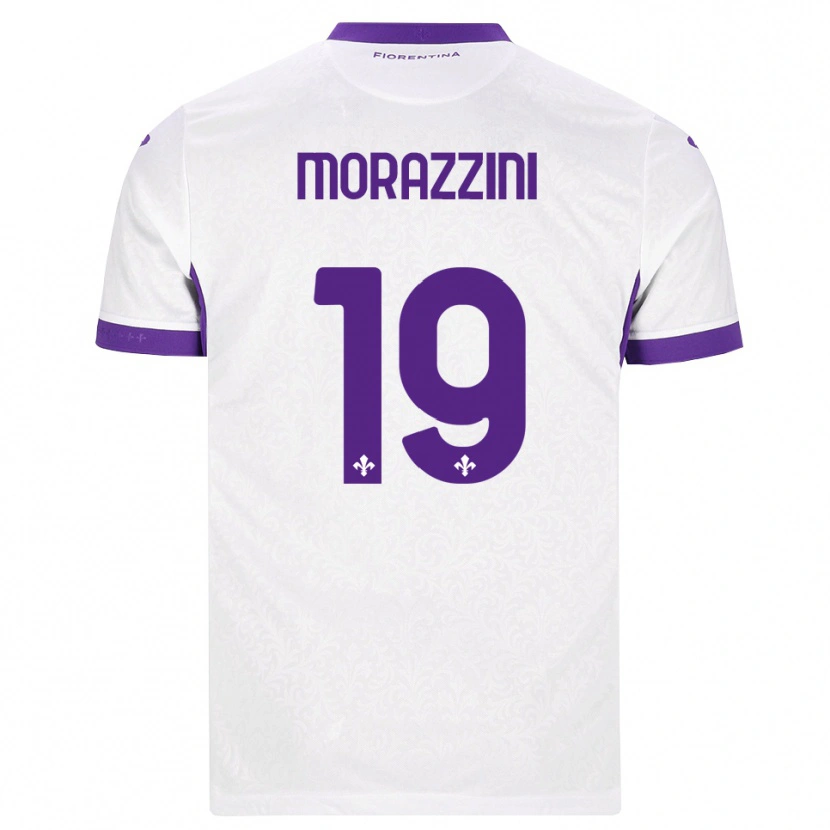 Danxen Men Luigi Morazzini #19 White Purple Away Jersey 2026/27 T-Shirt