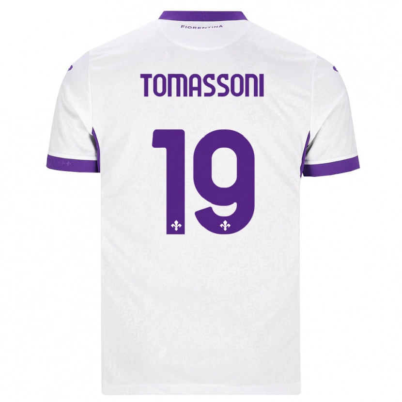 Danxen Men Emma Tomassoni #19 White Purple Away Jersey 2026/27 T-Shirt