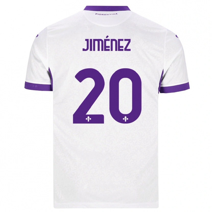 Danxen Men Álex Jiménez #20 White Purple Away Jersey 2026/27 T-Shirt