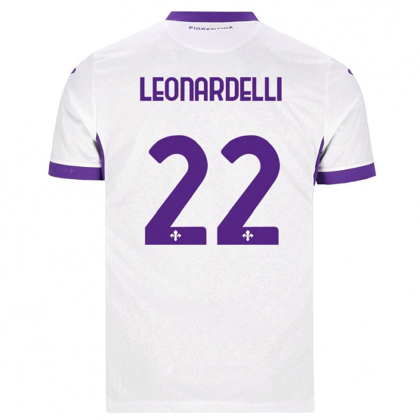 Danxen Men Pietro Leonardelli #22 White Purple Away Jersey 2026/27 T-Shirt