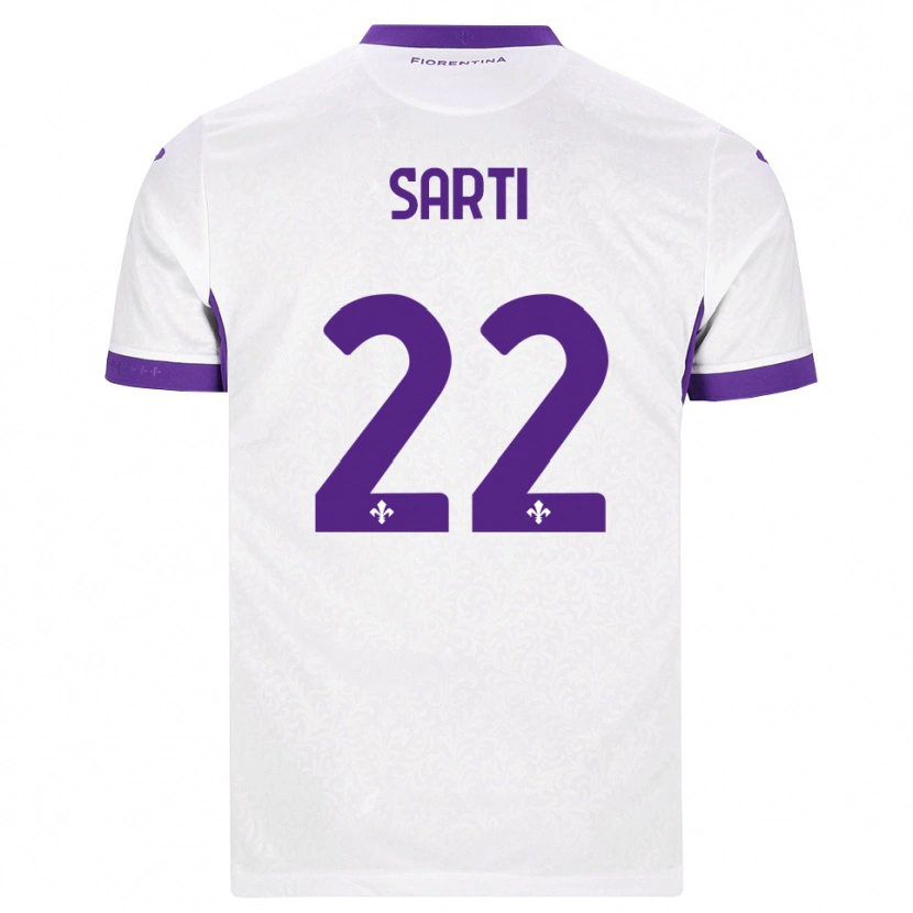Danxen Men Alessia Sarti #22 White Purple Away Jersey 2026/27 T-Shirt