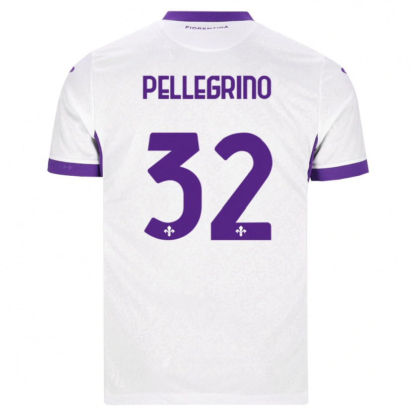 Danxen Men Mateo Pellegrino #32 White Purple Away Jersey 2026/27 T-Shirt