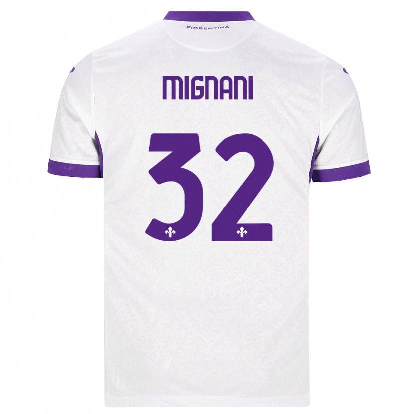 Danxen Men Carlo Mignani #32 White Purple Away Jersey 2026/27 T-Shirt