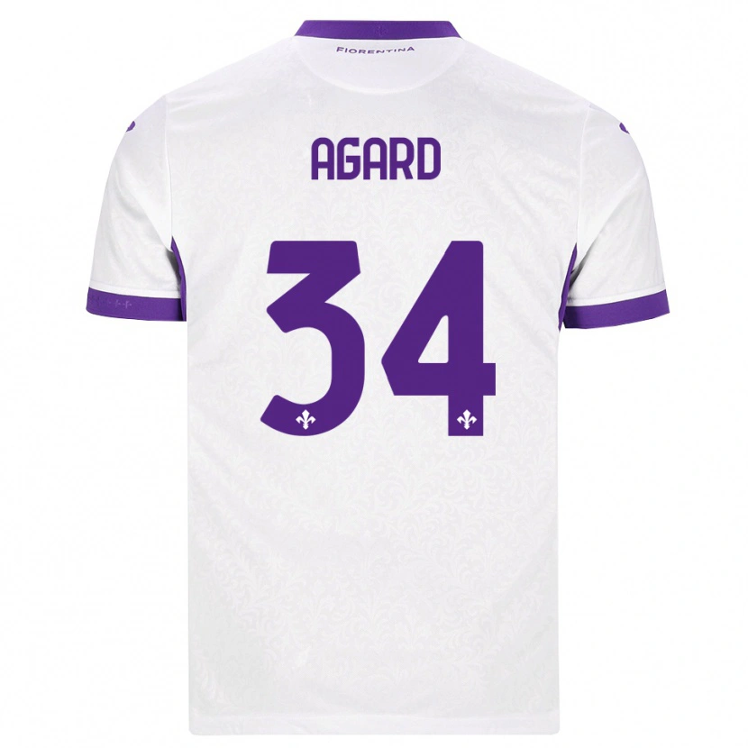 Danxen Men Laura Agard #34 White Purple Away Jersey 2026/27 T-Shirt