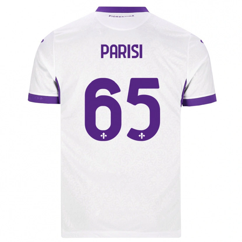 Danxen Men Fabiano Parisi #65 White Purple Away Jersey 2026/27 T-Shirt