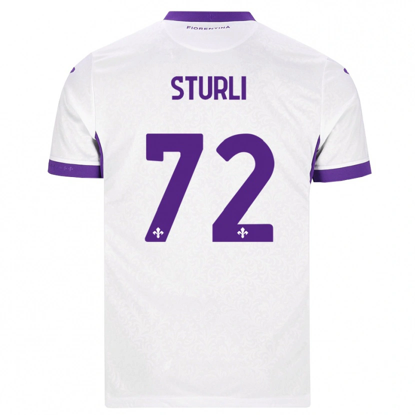 Danxen Men Edoardo Sturli #72 White Purple Away Jersey 2026/27 T-Shirt
