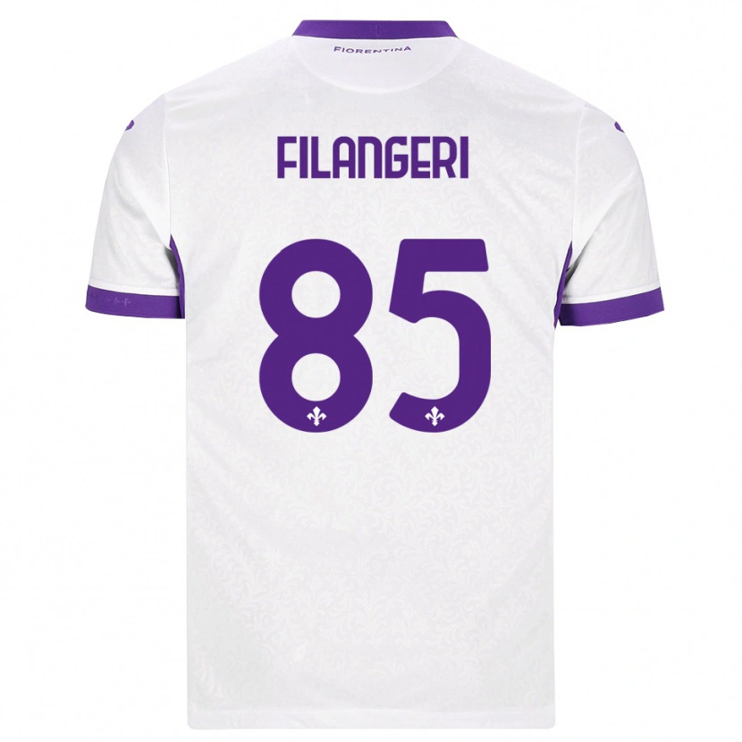 Danxen Men Maria Luisa Filangeri #85 White Purple Away Jersey 2026/27 T-Shirt