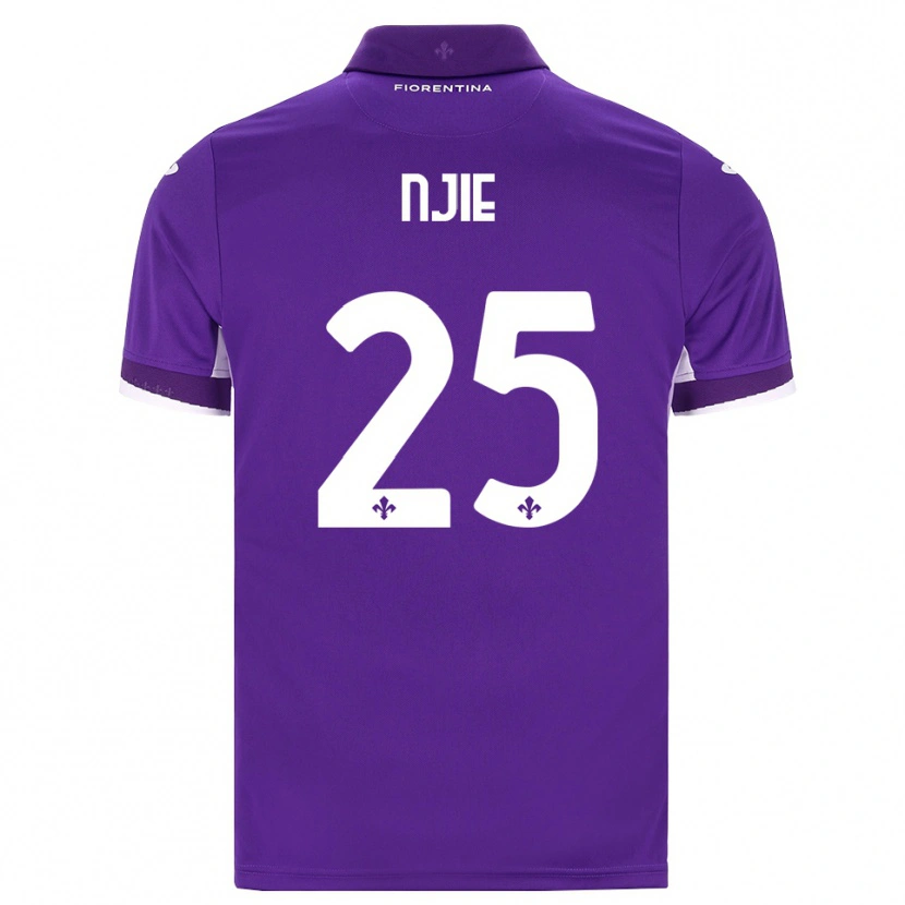 Danxen Men Alieu Njie #25 Purple White Pink Home Jersey 2026/27 T-Shirt