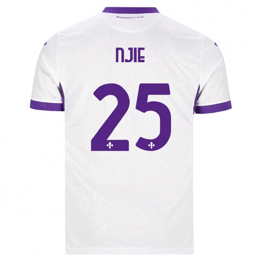Danxen Men Alieu Njie #25 White Purple Away Jersey 2026/27 T-Shirt