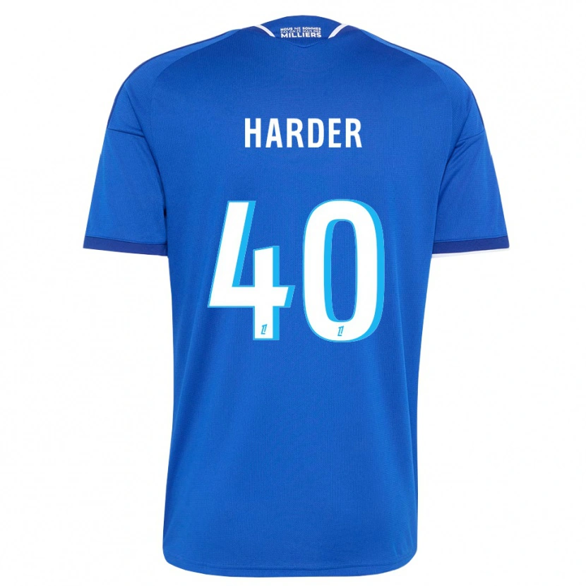 Danxen Men Conrad Harder #40 Royal Blue White Home Jersey 2026/27 T-Shirt