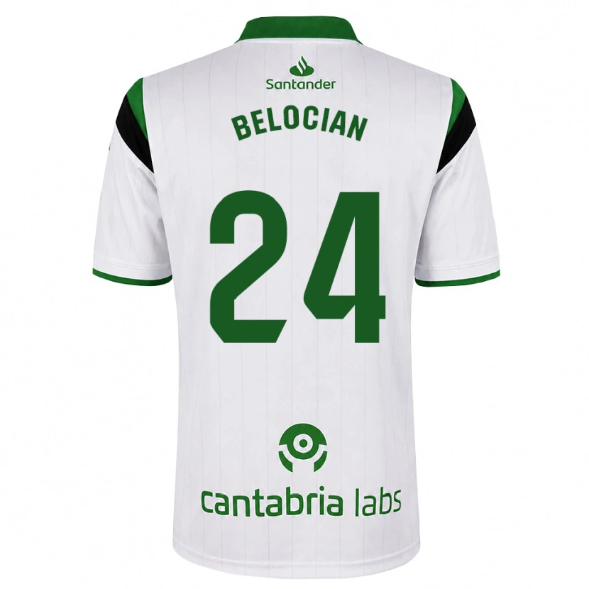 Danxen Men Jeanuël Belocian #24 White Green Black Home Jersey 2026/27 T-Shirt