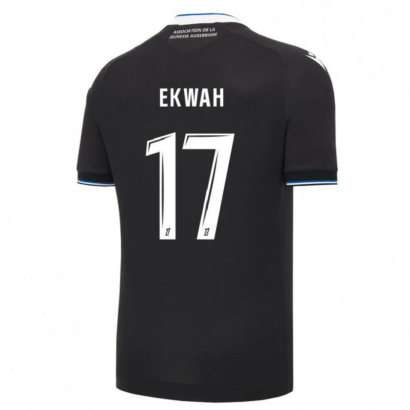 Danxen Men Pierre Ekwah #17 Black Blue White Away Jersey 2026/27 T-Shirt