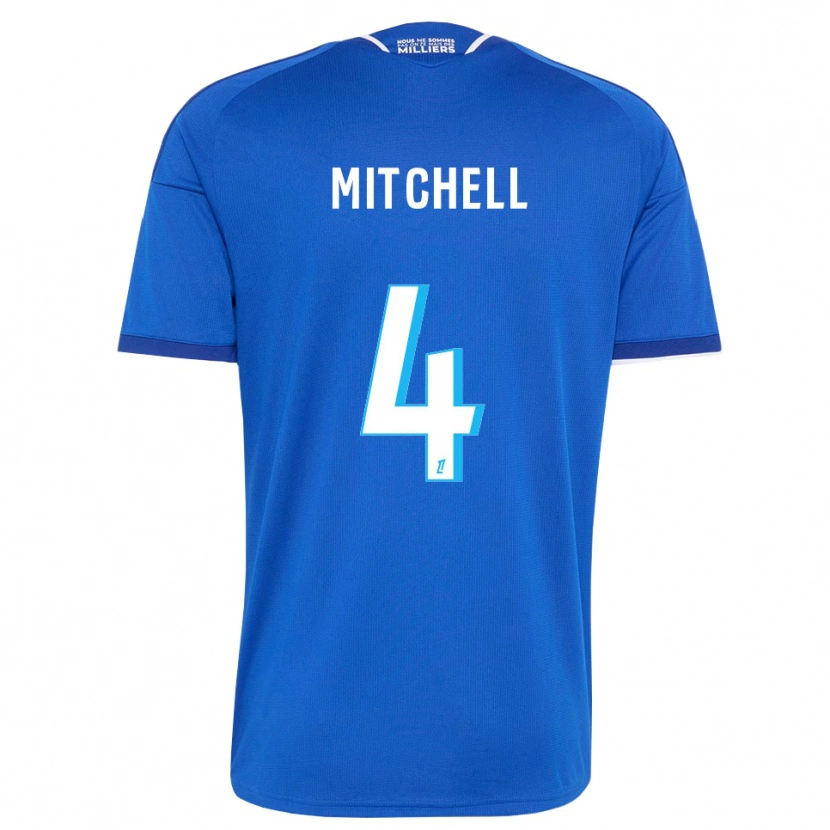 Danxen Women Jeyland Mitchell #4 Royal Blue White Home Jersey 2026/27 T-Shirt