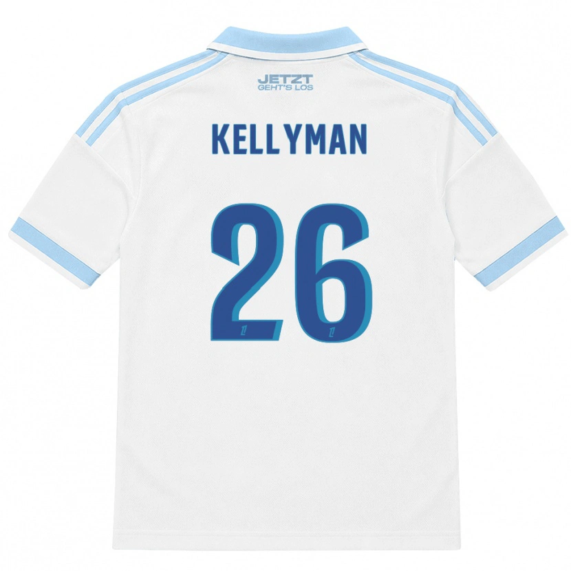 Danxen Women Omari Kellyman #26 Light Sky Blue White Red Away Jersey 2026/27 T-Shirt
