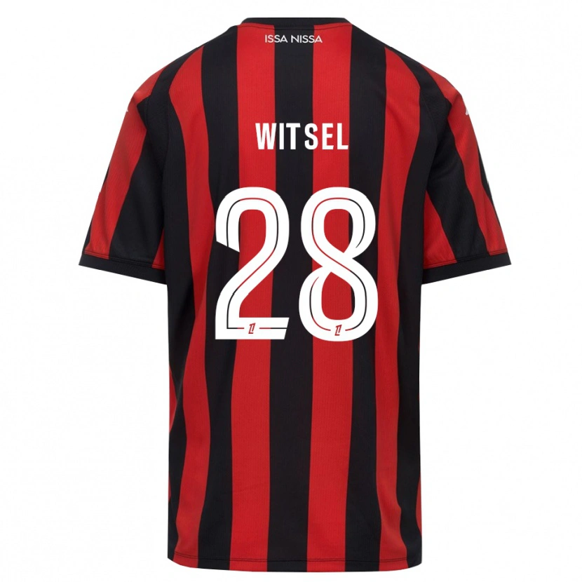 Danxen Women Axel Witsel #28 Red Black White Home Jersey 2026/27 T-Shirt