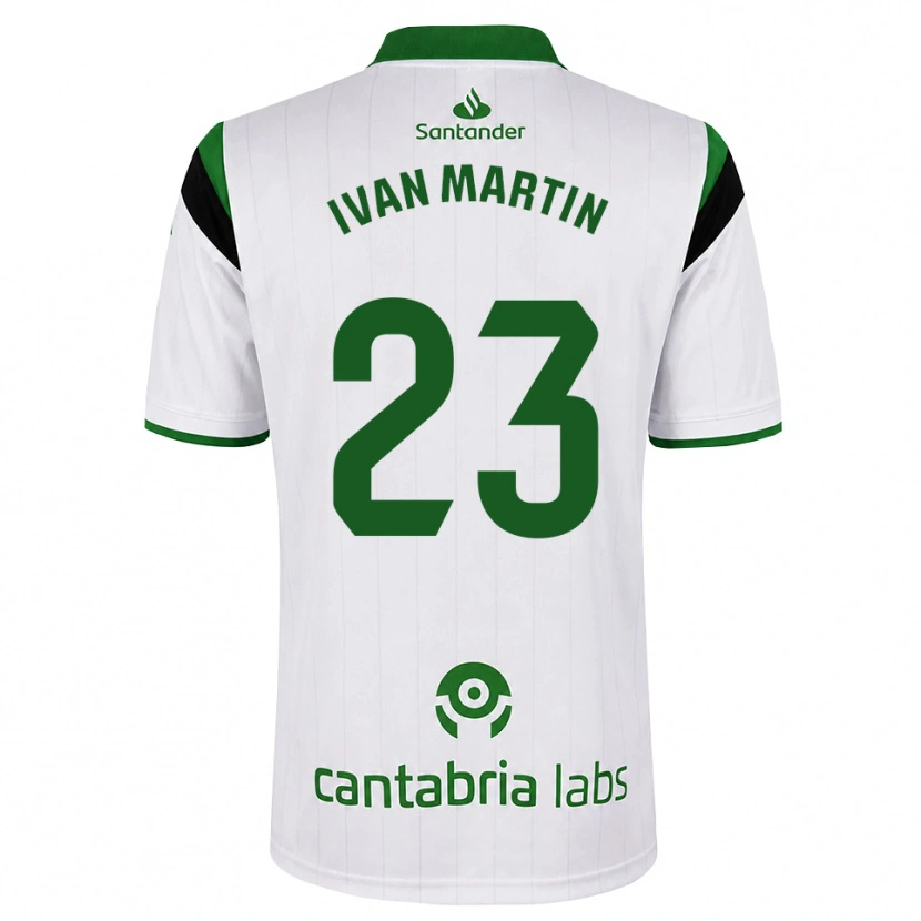 Danxen Women Iván Martín #23 White Green Black Home Jersey 2026/27 T-Shirt
