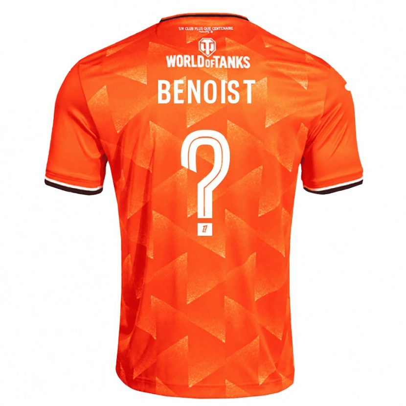 Danxen Women Baptiste Benoist #0 Orange White Black Home Jersey 2026/27 T-Shirt