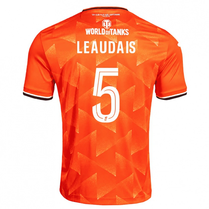 Danxen Women Lucas Leaudais #5 Orange White Black Home Jersey 2026/27 T-Shirt