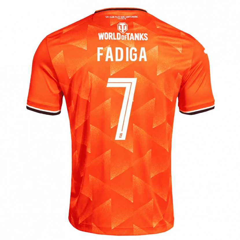Danxen Women Bandiougou Fadiga #7 Orange White Black Home Jersey 2026/27 T-Shirt