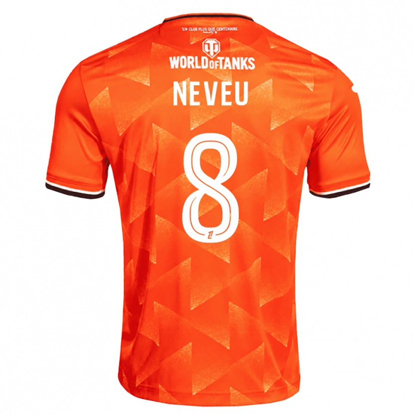 Danxen Women Tom Neveu #8 Orange White Black Home Jersey 2026/27 T-Shirt