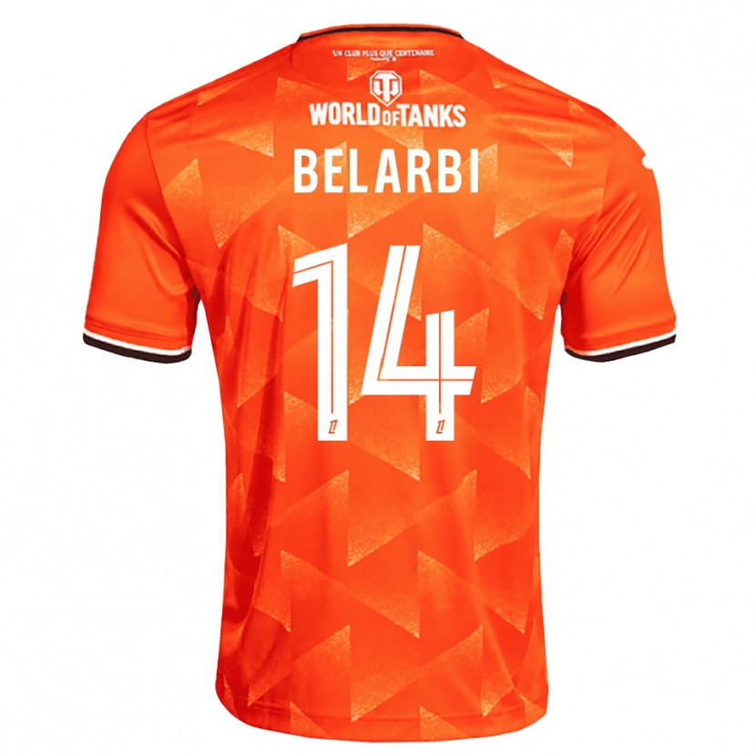 Danxen Women Sohaib Belarbi #14 Orange White Black Home Jersey 2026/27 T-Shirt