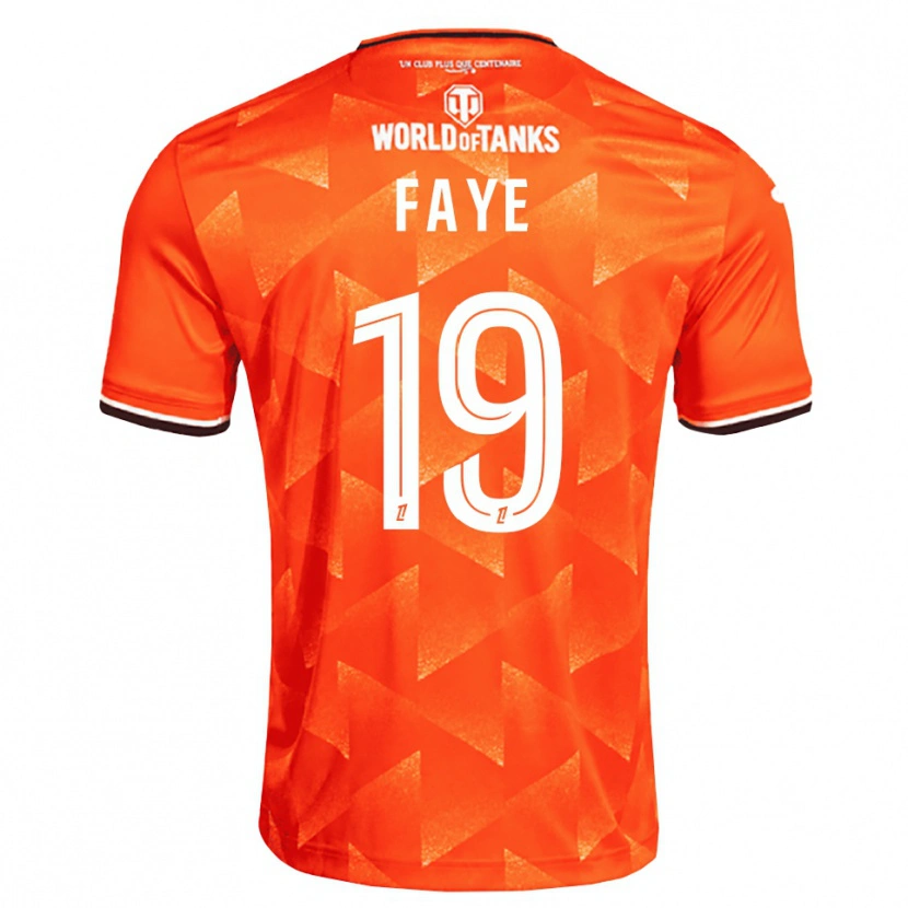 Danxen Women Souleymane Faye #19 Orange White Black Home Jersey 2026/27 T-Shirt