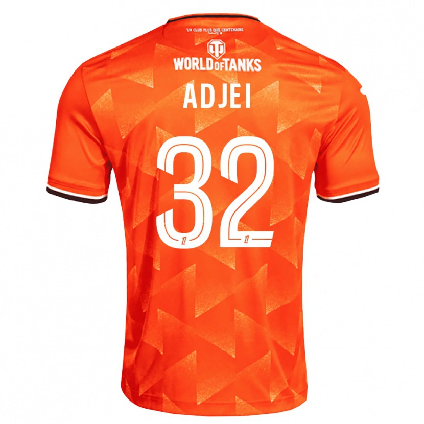 Danxen Women Nathaniel Adjei #32 Orange White Black Home Jersey 2026/27 T-Shirt