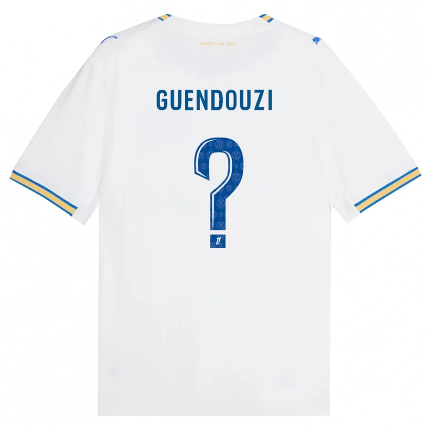 Danxen Women Milan Guendouzi #0 Dodgerblue White Home Jersey 2026/27 T-Shirt