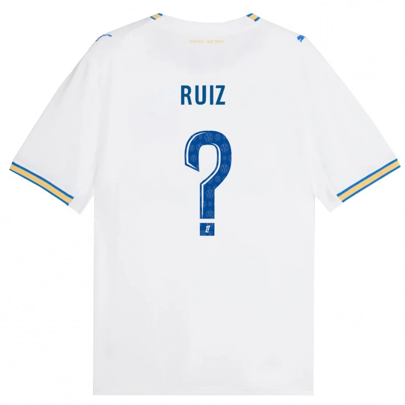 Danxen Women Pedro Ruiz #0 Dodgerblue White Home Jersey 2026/27 T-Shirt