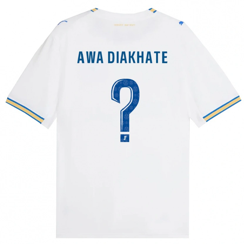Danxen Women Ndeye Awa Diakhate #0 Dodgerblue White Home Jersey 2026/27 T-Shirt