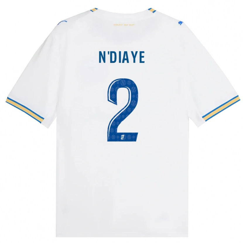 Danxen Women Osmane N'diaye #2 Dodgerblue White Home Jersey 2026/27 T-Shirt