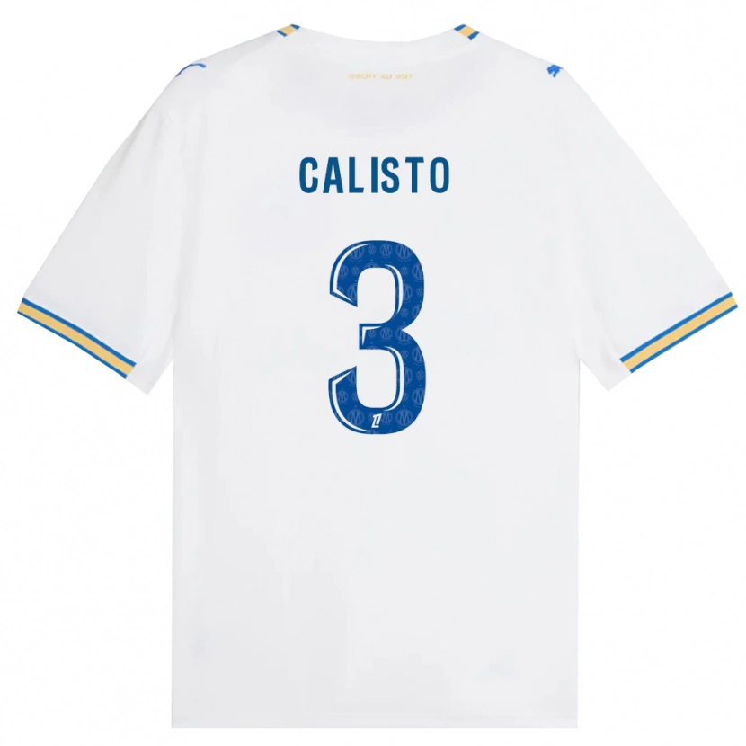 Danxen Women Gianni Calisto #3 Dodgerblue White Home Jersey 2026/27 T-Shirt