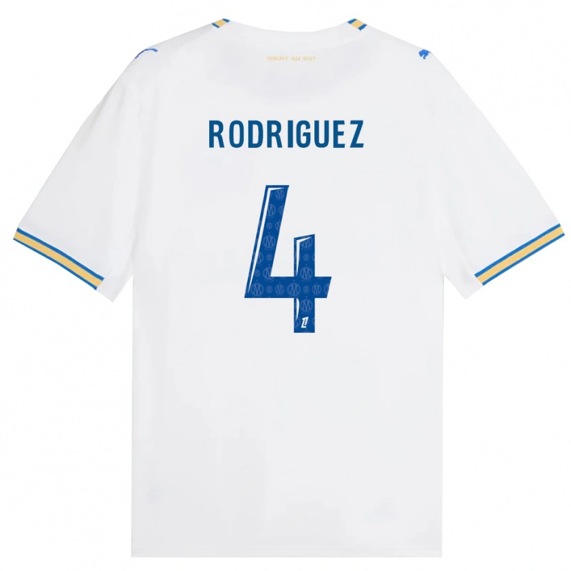 Danxen Women Ruben Rodriguez #4 Dodgerblue White Home Jersey 2026/27 T-Shirt