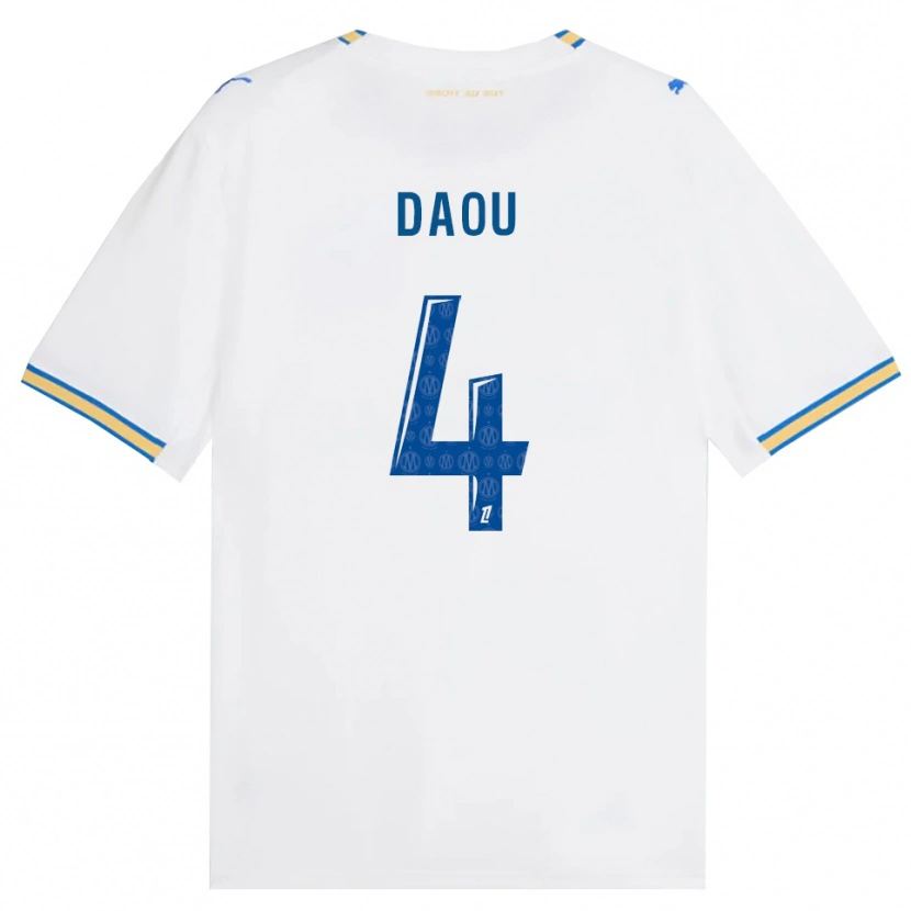 Danxen Women Raimane Daou #4 Dodgerblue White Home Jersey 2026/27 T-Shirt