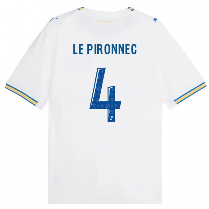 Danxen Women Kélian Le Pironnec #4 Dodgerblue White Home Jersey 2026/27 T-Shirt