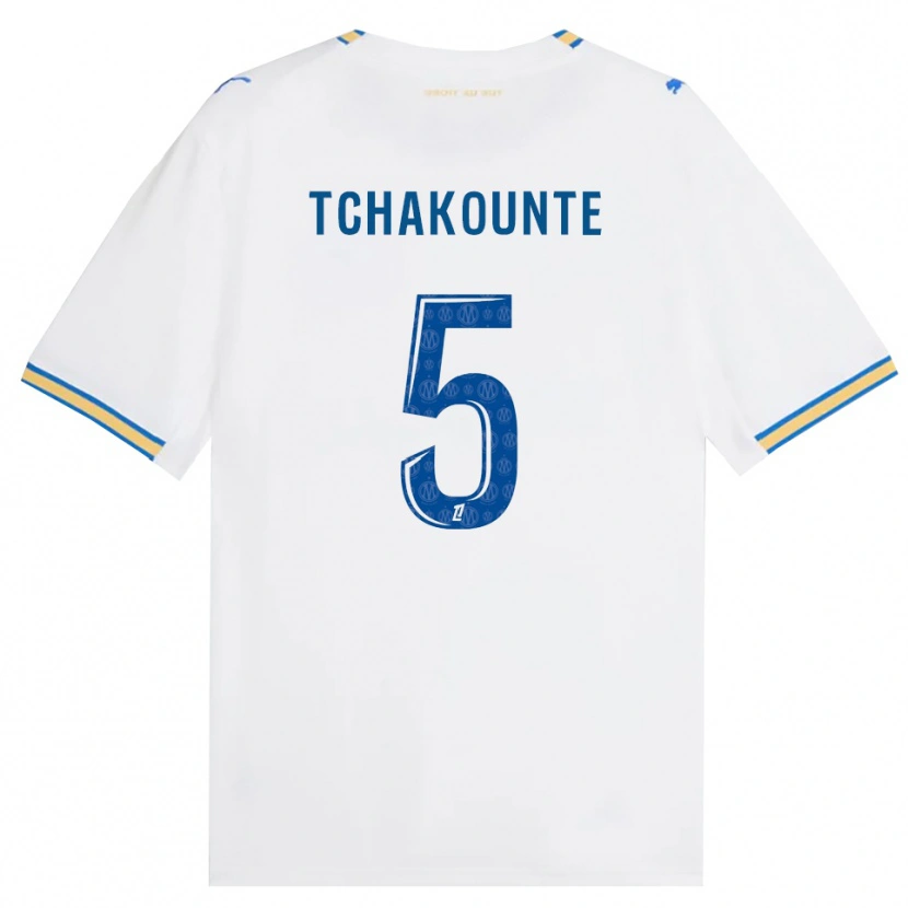 Danxen Women Annaëlle Tchakounté #5 Dodgerblue White Home Jersey 2026/27 T-Shirt