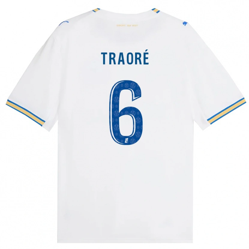 Danxen Women Soumaïla Traoré #6 Dodgerblue White Home Jersey 2026/27 T-Shirt